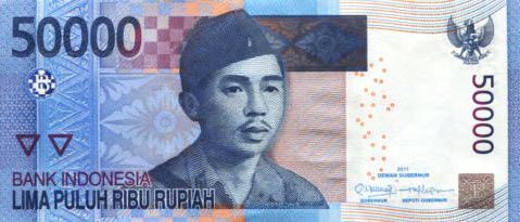 P152 Indonesia 50000 Rupiah Year 2014